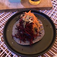 Taco de aguacate tempura  at Tribu Mazunte in Mazunte