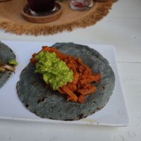 Sweet Potato al pastor taco at Tribu Mazunte in Mazunte