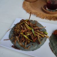 BBQ mushroom taco at Tribu Mazunte in Mazunte