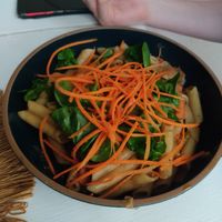 Vegan pasta at Tribu Mazunte in Mazunte