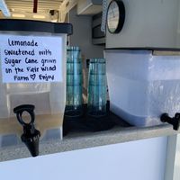 Lemonade and Water  at Fair Wind in Kailua Kona