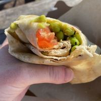 Malama Smash (on a wrap)  at Malama Cafe in Carolina Beach