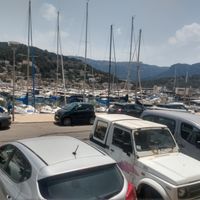 Mountain views from the table at Só Caprichos in Mallorca