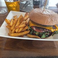 Vegan burgerr  at Drip in Hellertown