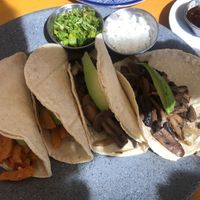 Yaka and mushroom tacos 🌮   at Tata Mia in Bucerias