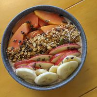 Yogurt bowl at Tata Mia in Bucerias