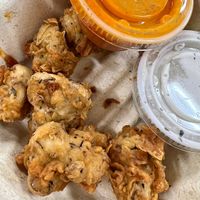Buffalo cauliflower bites with vegan ranch  at Lucky's Taproom and Eatery in Dayton