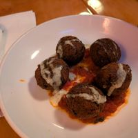 Stuffed falafel balls at Lucky's Taproom and Eatery in Dayton