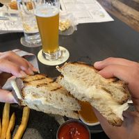 Grilled cheese  at Braidwood in Whistler