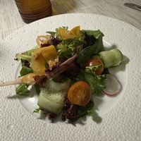 They will make you a garden salad if you ask. But it’s not on the menu. #Veganuary at Braidwood in Whistler