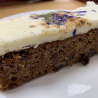 Carrot cake  at Earthlings in Newcastle Upon Tyne