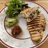 Roast Veg Panini  at Earthlings in Newcastle Upon Tyne