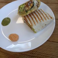 Vegan wrap. at Earthlings in Newcastle Upon Tyne