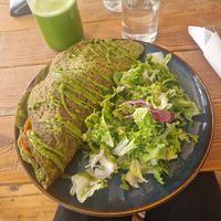 Vegan omelette at Earthlings in Newcastle Upon Tyne