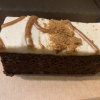 Sticky toffee Biscoff cake  at Earthlings in Newcastle Upon Tyne