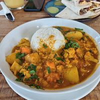 Nepali curry at Earthlings in Newcastle Upon Tyne