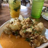 Cauliflower yum pops  at ThaiPop in Rochester