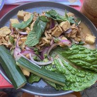 Laab Het, vegan   at ThaiPop in Rochester