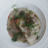 shiitake mushroom dumplings at Kanu Gastropub  in Nadi