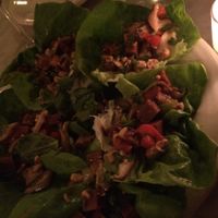 tasty wraps...
"*Field Roast and Shiitake Mushroom Lettuce Wraps*
lemongrass-ginger sauce, red pepper, ground hazelnuts, cilantro, butter lettuce cups…12.75" at Mizuna in Spokane