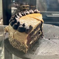 Salted Carmel cake   at Cafe 1496 in Forres