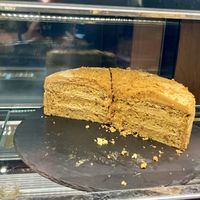 Caramelised biscuit cake   at Cafe 1496 in Forres