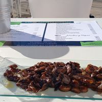 Warm tapa at Lo Nuestro in Olvera