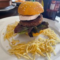 Mini burger at Lo Nuestro in Olvera