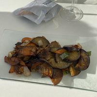 Veg with soya sauce   at Lo Nuestro in Olvera