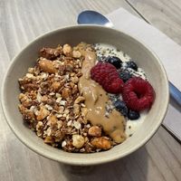 Yogurt de soja  #Veganuary at Dot Café Bar in Madrid