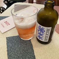 Delicious bergamot kombucha at Dot Café Bar in Madrid