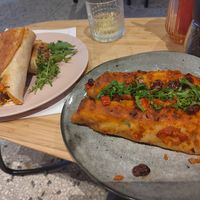 Gyros and an enchilada 😍 at Rai Urban Vege in Belgrade