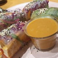 Spring rolls at Rai Urban Vege in Belgrade