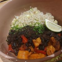 Chili sin Carne at Rai Urban Vege in Belgrade