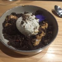 Delicious - not sweet - cookie desert. at Rai Urban Vege in Belgrade