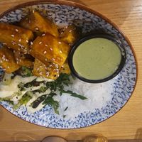 Asian tofu at Rai Urban Vege in Belgrade