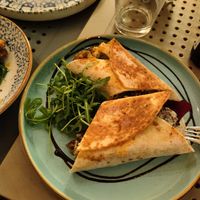 Falafel wrap at Rai Urban Vege in Belgrade