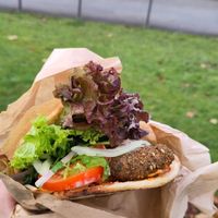 Falafel Bread at Kebaphaus am Feuersee in Stuttgart