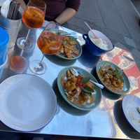 Im Sommer wegen Covid gelegentlich draußen Tische at Soi 39 in Mannheim