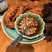 Fried oyster mushrooms   at Soi 39 in Mannheim