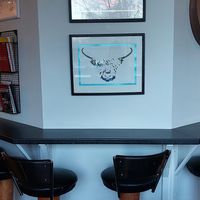 Bar at Ralia Cafe and Tourist Information in Newtonmore