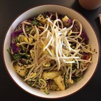raw summer bowl at PuraVegan in St Louis