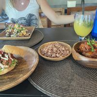 Burger and wings  at Beyond Plants in Dumaguete