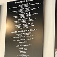 Nice salads  at Natural Greens in St Johns