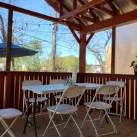 Seating at Taqueria Jessica in Austin
