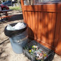 Recycling at Taqueria Jessica in Austin