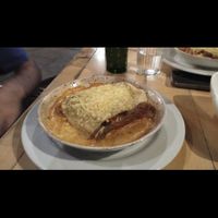 Vegan lasagna at Refugio Kalandraka in Rodellar