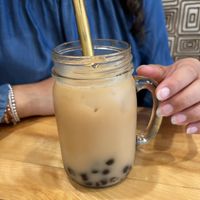 Bubble tea chai flavour   at Le Salon Enchanthé in Montreal