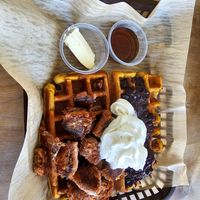 Waffle Plate at Frenchmen Street Food in Gainesville