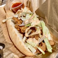Skrimp Po’Boy   at Frenchmen Street Food in Gainesville